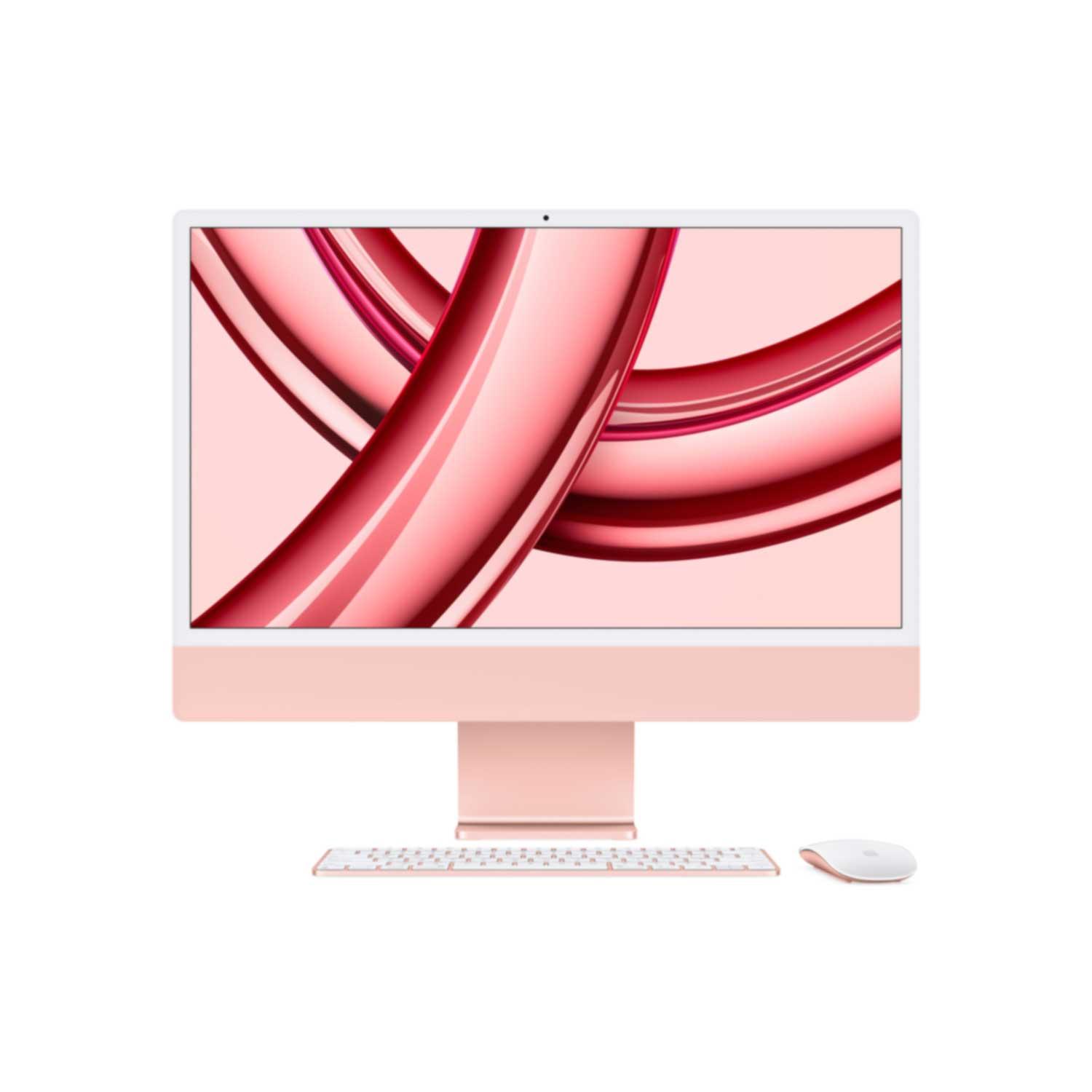Apple iMac Apple M 59,7 cm [23,5] 4480 x 2520 pixel 8 GB 256 GB SSD PC All-in-one macOS Sonoma Wi-Fi 6E [802.11ax] Rosa (IMAC 2