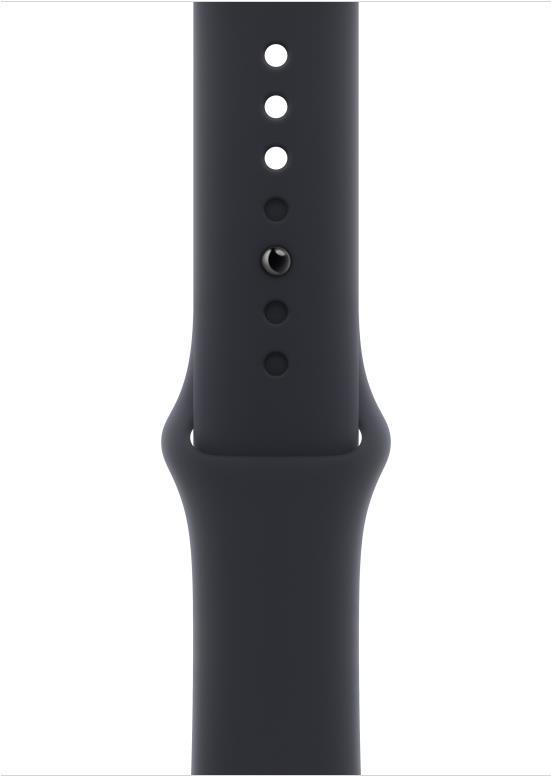 Apple MT3D3ZM/A accessorio indossabile intelligente Band Nero Fluoroelastomero (-APPLE WATCH 45 MIDNIGHT SB S/M)