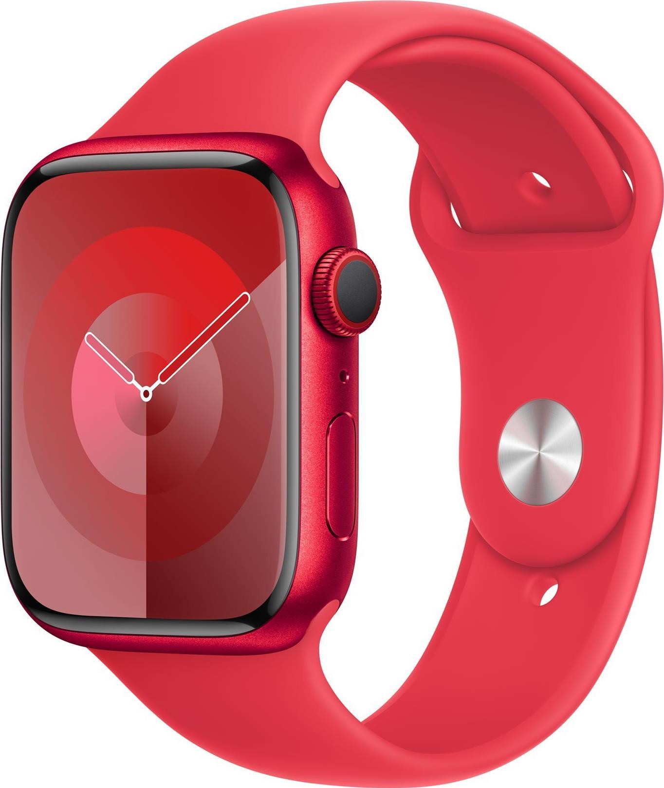 Apple MT3X3ZM/A accessorio indossabile intelligente Band Rosso Fluoroelastomero (-APPLE WATCH 45 RED SB M/L)