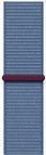 Apple MT583ZM/A accessorio indossabile intelligente Band Blu Nylon Poliestere riciclato Spandex (-APPLE WATCH 41 WINTER BLUE SL)