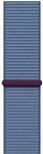 Apple MT5H3ZM/A accessorio indossabile intelligente Band Blu Nylon Poliestere riciclato Spandex (-APPLE WATCH 45 WINTER BLUE SL)