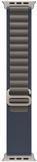 Apple MT5J3ZM/A accessorio indossabile intelligente Band Blu Poliestere riciclato, Spandex, Titanio (-APPLE WATCH 49 BLUE ALP S)