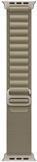 Apple MT5T3ZM/A accessorio indossabile intelligente Band Oliva Poliestere riciclato, Spandex, Titanio (APPLE WATCH 49 OLIVE ALP
