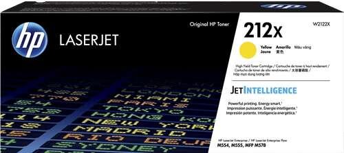 HP Cartuccia toner giallo originale LaserJet 212X ad alta capacità