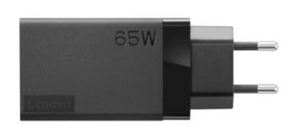 Lenovo 40AW0065EU adattatore e invertitore Interno 65 W Nero (LENOVO 65W USB-C AC TRAVEL - EU - ADAPTER)