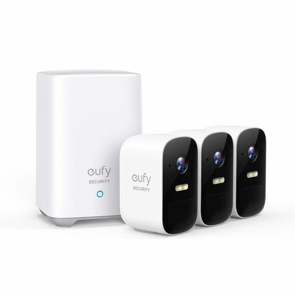 Eufy Cam 2C Kit with 3 Cameras and Hom