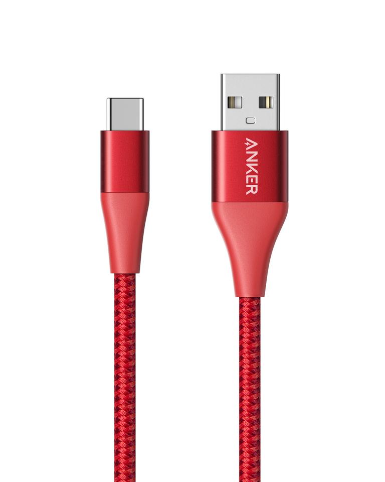 Anker Powerline II cavo USB 09 m USB 2.0 USB A USB C Rosso (PL II USB A TO USB C 3FT RED)