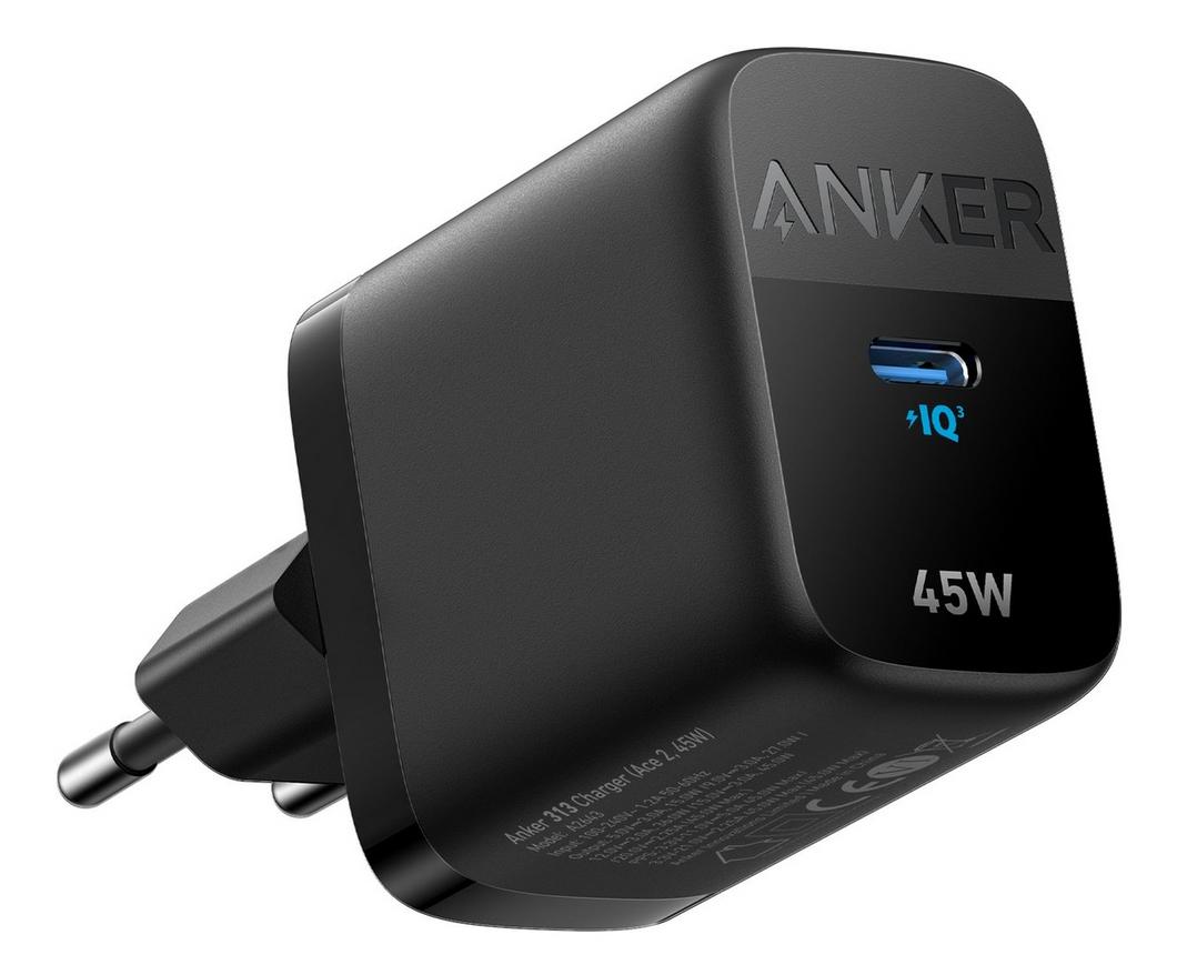 Anker 313 Charger Universale Nero AC Ricarica rapida Interno