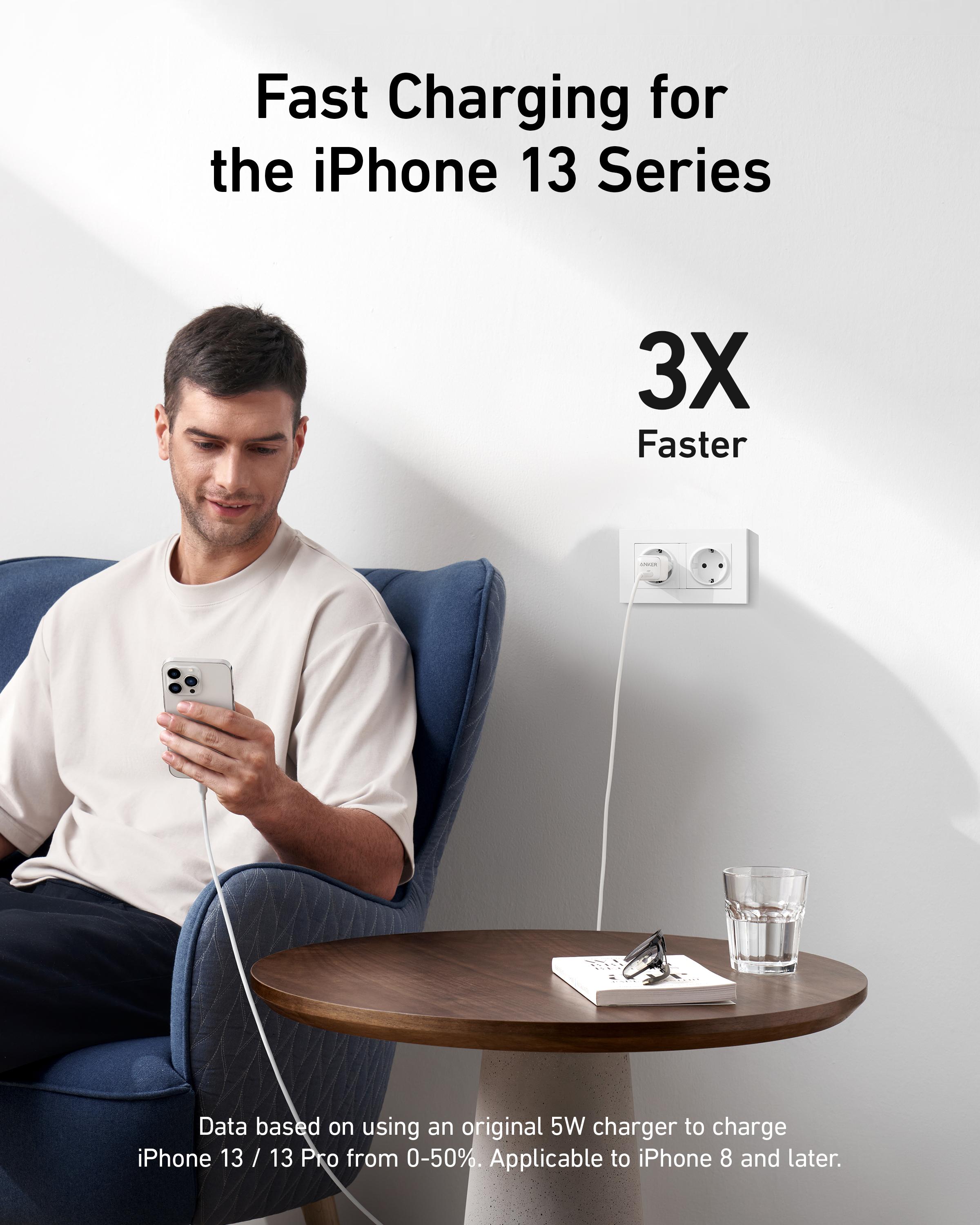 Anker 511 Charger (Nano Pro) offline only Telefono cellulare, Tablet Bianco USB Ricarica rapida Interno