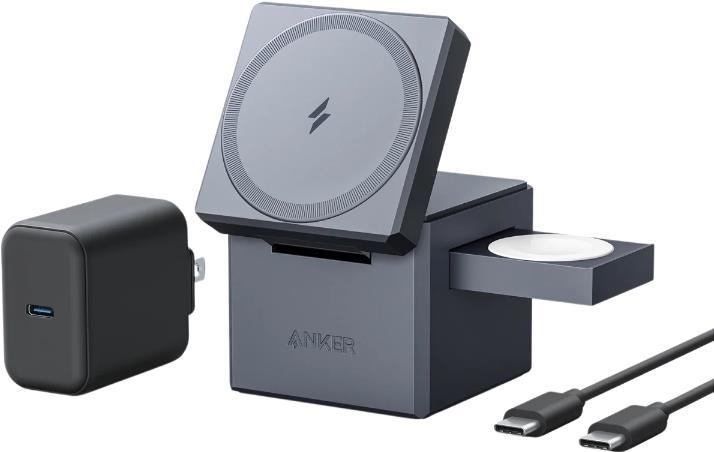 Anker Innovations Y1811G11 Caricabatterie per dispositivi mobili Cuffie Smartphone Orologio intelligente Nero AC USB Carica wir