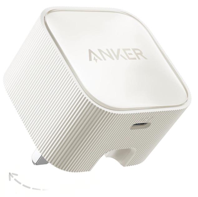 Anker Nano Cuffie Smartphone Orologio intelligente Tablet Bianco AC Ricarica rapida Interno
