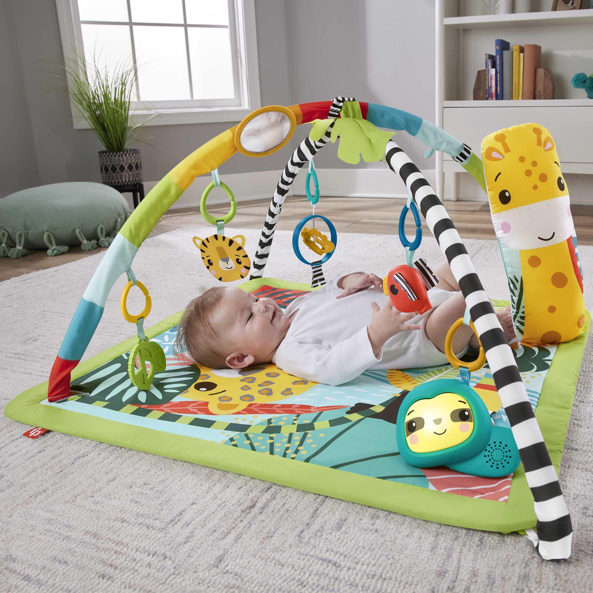 Fisher-Price HJW08 palestra per bambino e tappeto di gioco Multicolore Tappetino da gioco per bambino