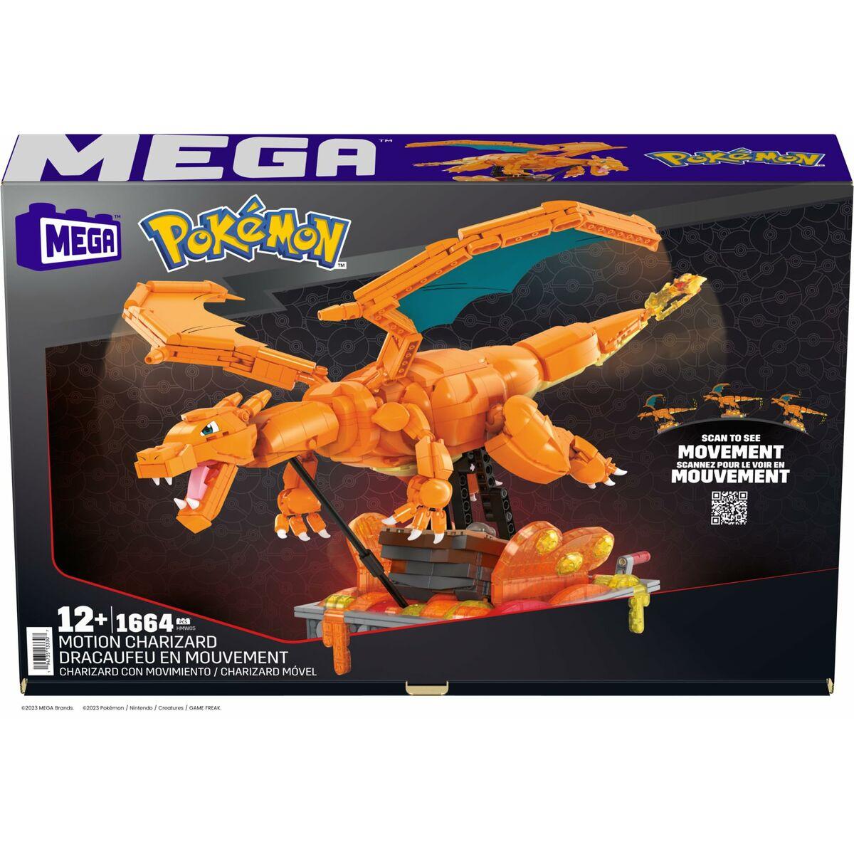 Kit di costruzione PokÃƒÂ©mon Mega Construx - Motion Charizard 1664 Pezzi