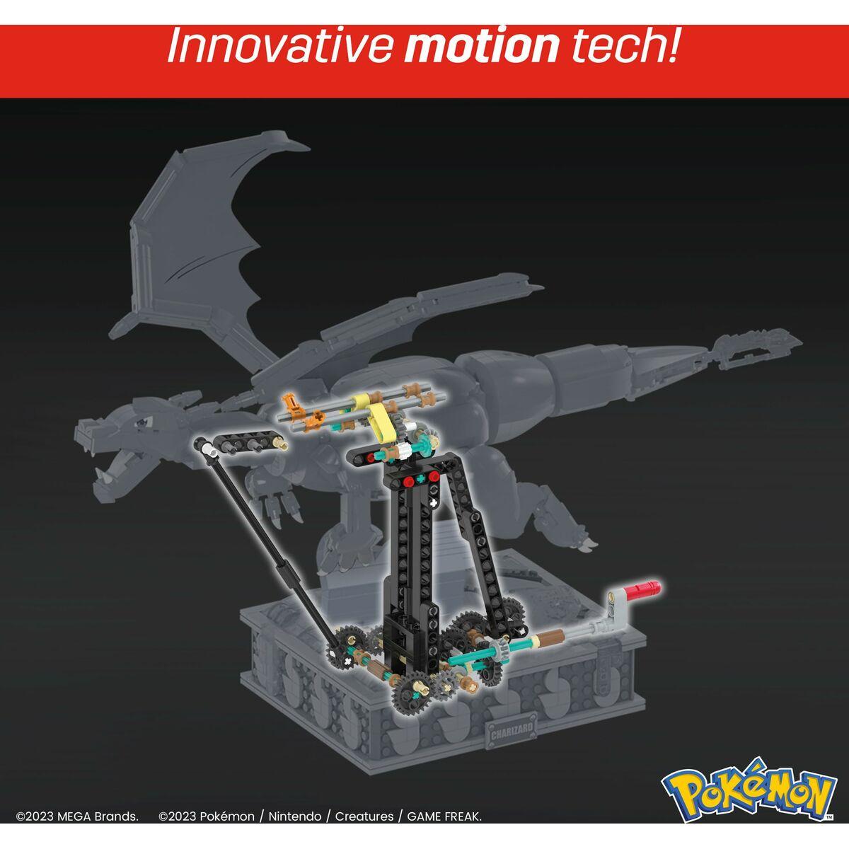 Kit di costruzione PokÃƒÂ©mon Mega Construx - Motion Charizard 1664 Pezzi
