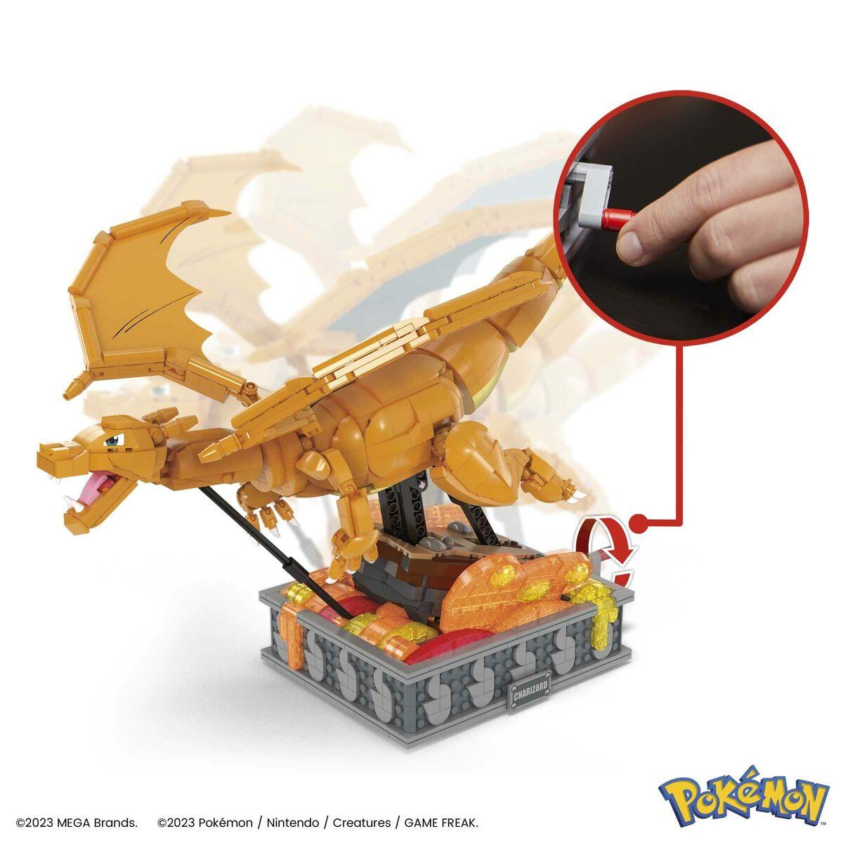 Kit di costruzione PokÃƒÂ©mon Mega Construx - Motion Charizard 1664 Pezzi