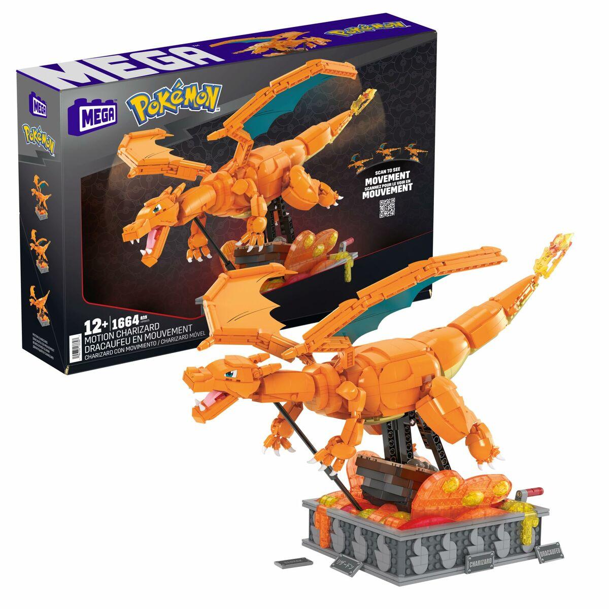 Kit di costruzione PokÃƒÂ©mon Mega Construx - Motion Charizard 1664 Pezzi