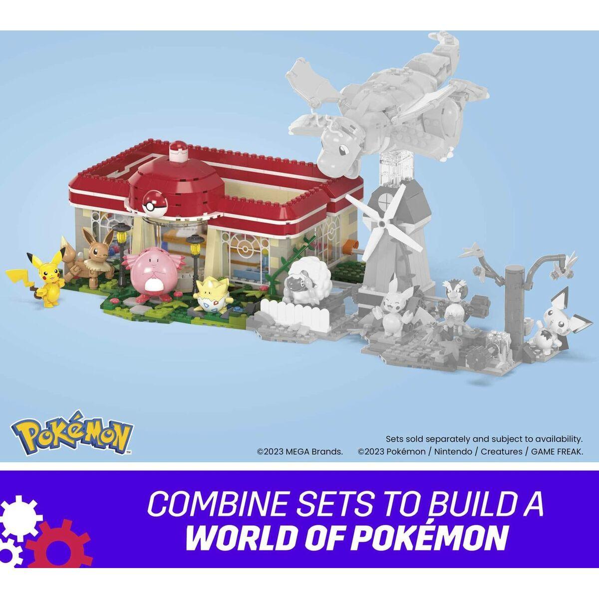 Kit di costruzione PokÃƒÂ©mon Mega Construx - Forest PokÃƒÂ©mon Center 648 Pezzi