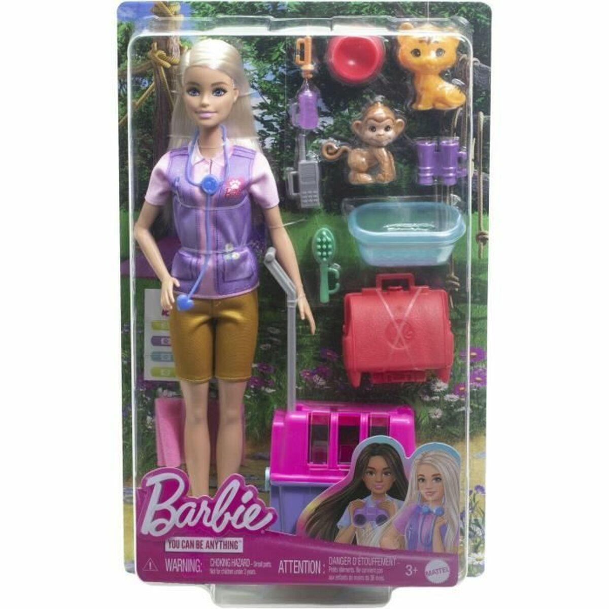 Bambola Barbie SAUVETEUSE D'ANIMAUX