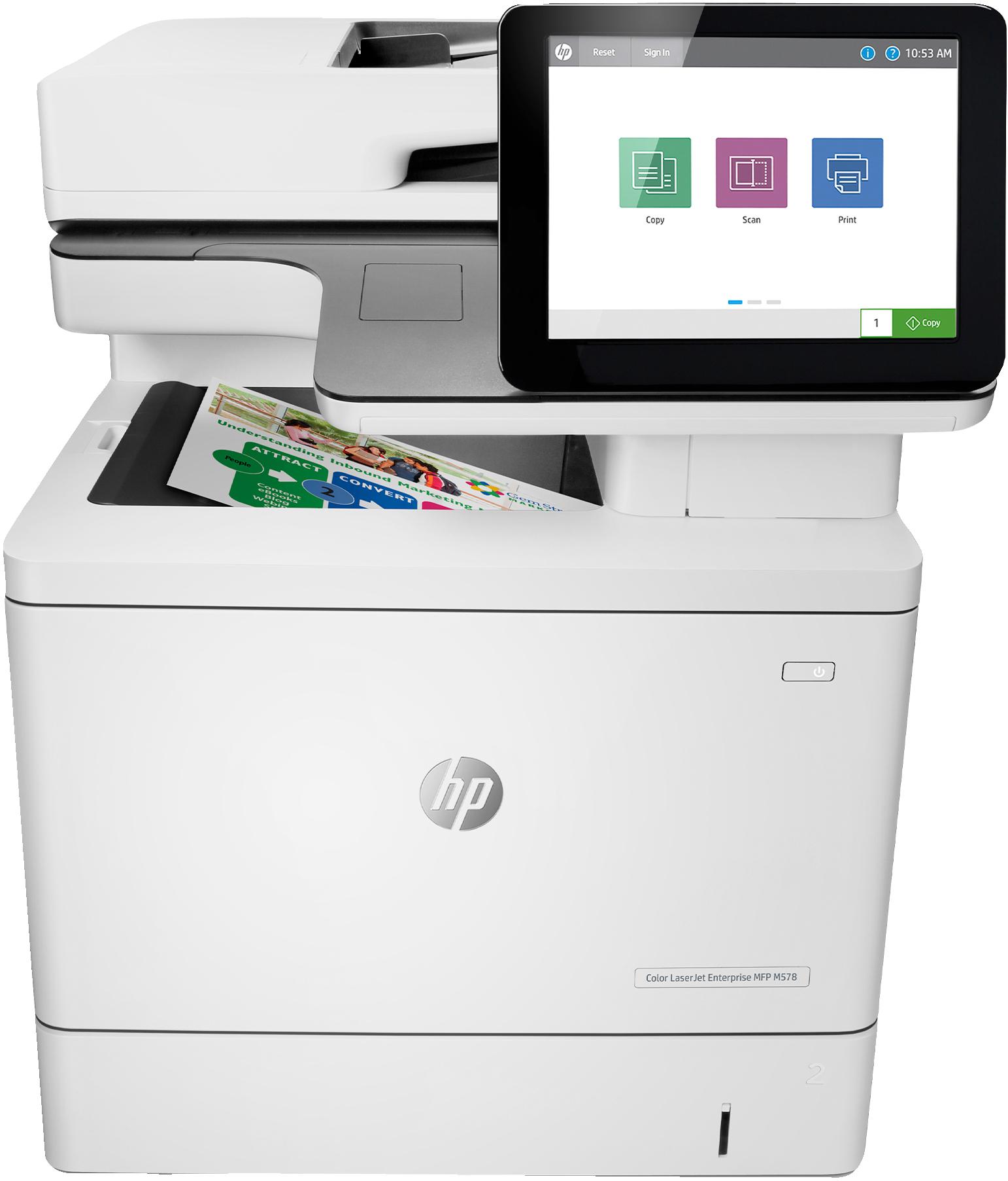 7ZU85A MFP COLOR LJET ENTER. M578DN