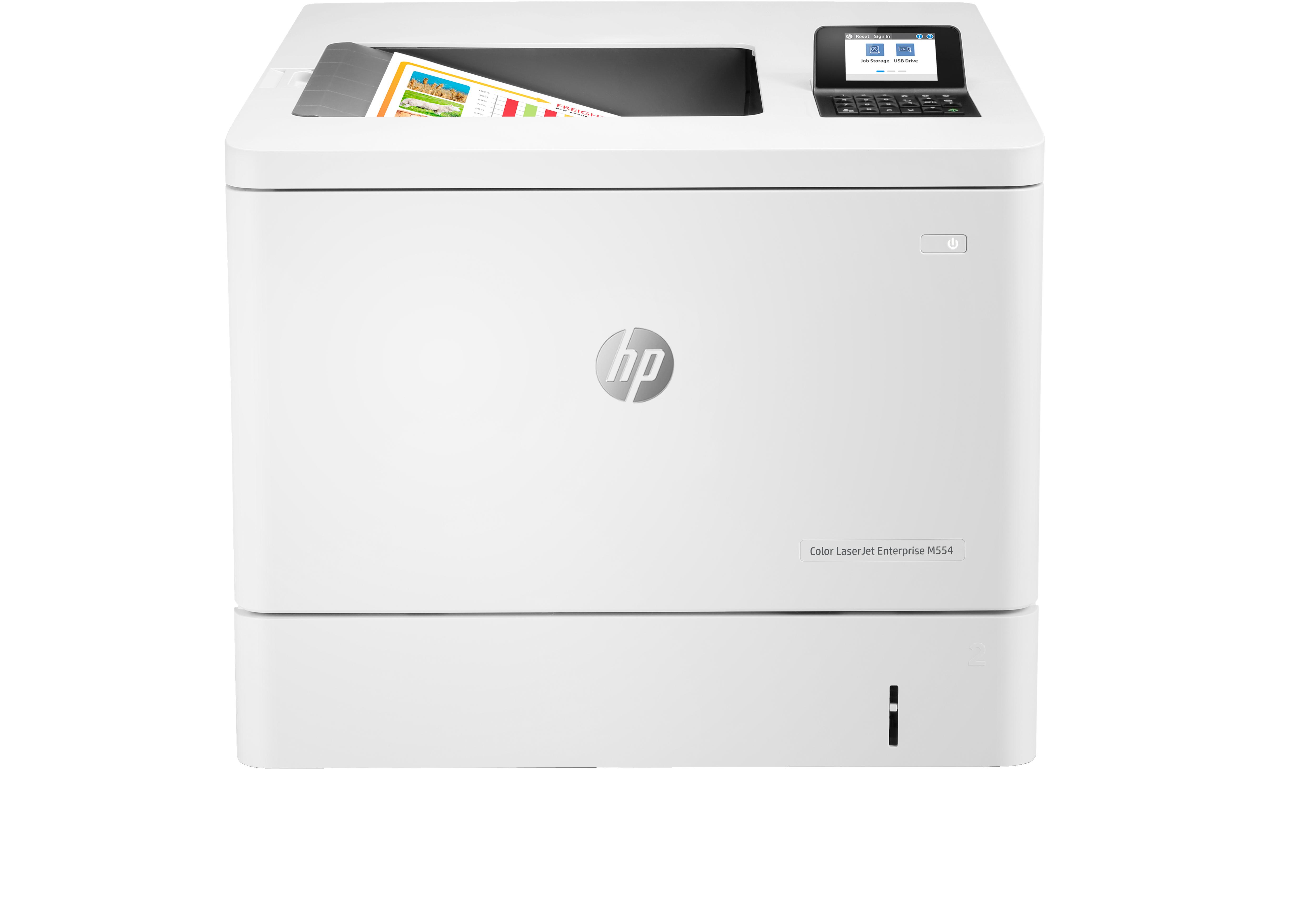 HP Color LaserJet Enterprise Stampante Enterprise Color LaserJet M554dn Stampa Porta USB frontale Stampa fronte/retro