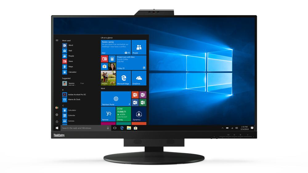 Lenovo ThinkCentre Tiny-In-One 27 Monitor PC 686 cm (27") 2560 x 1440 Pixel Quad HD LED Nero