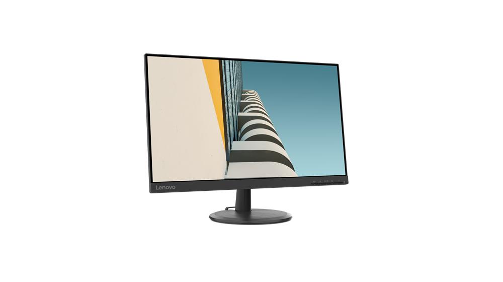 Lenovo C Series C24-20 23.8 Inch FHD VA Monitor 75 Hz 4 ms VGAHDMI 3-side borderless- Raven Black