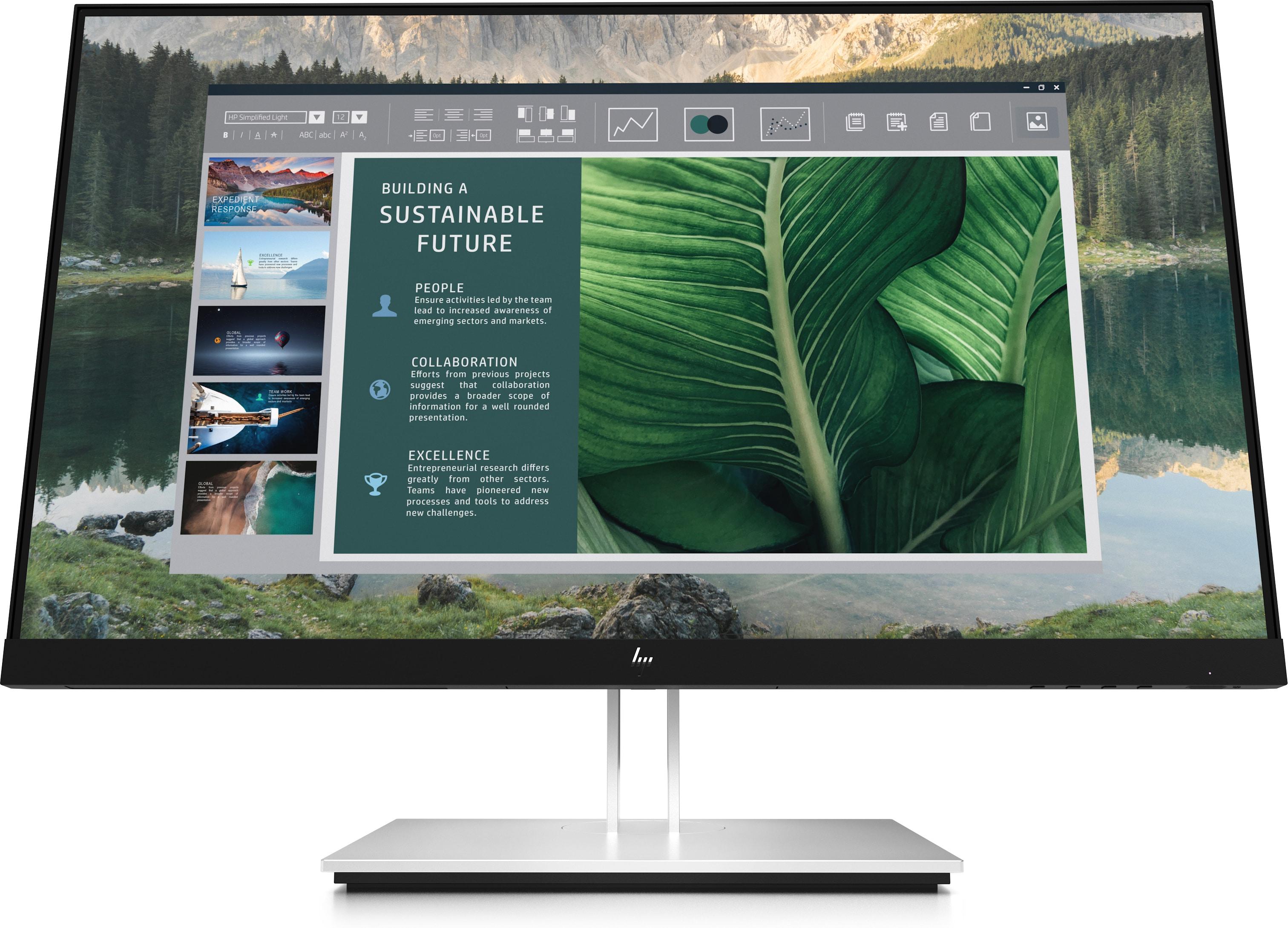 HP E24u G4 Monitor PC 605 cm (23.8") 1920 x 1080 Pixel Full HD LCD Nero Argento