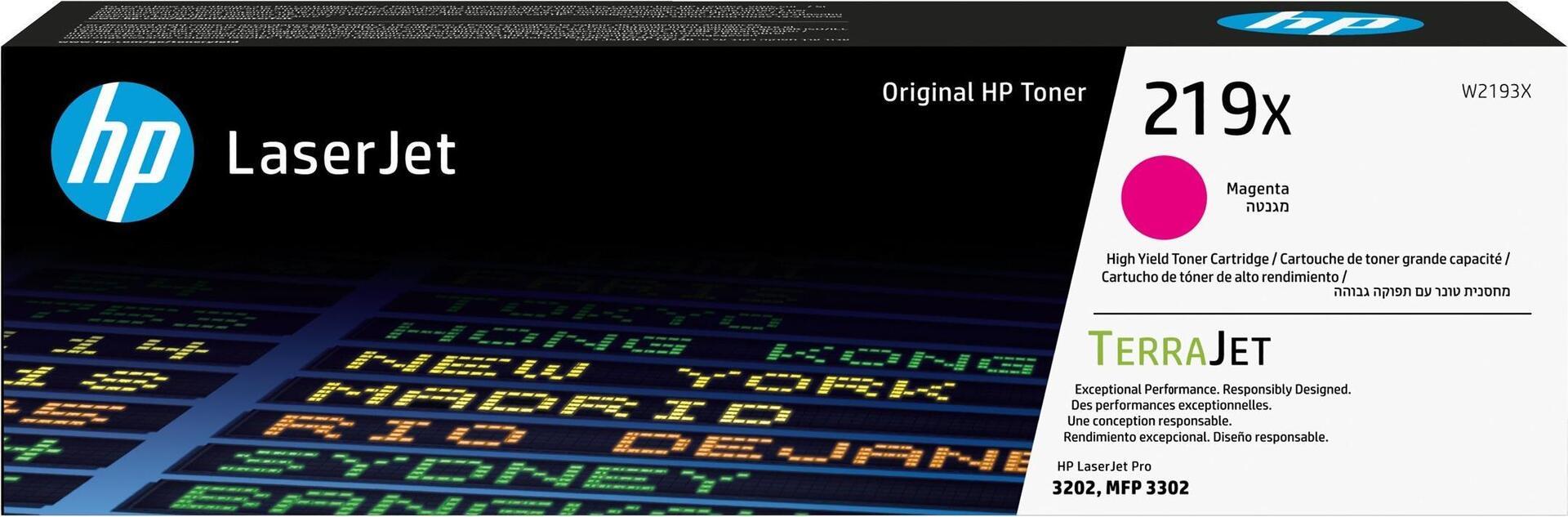HP 219X HY Magenta Org LJ Toner Crtridge