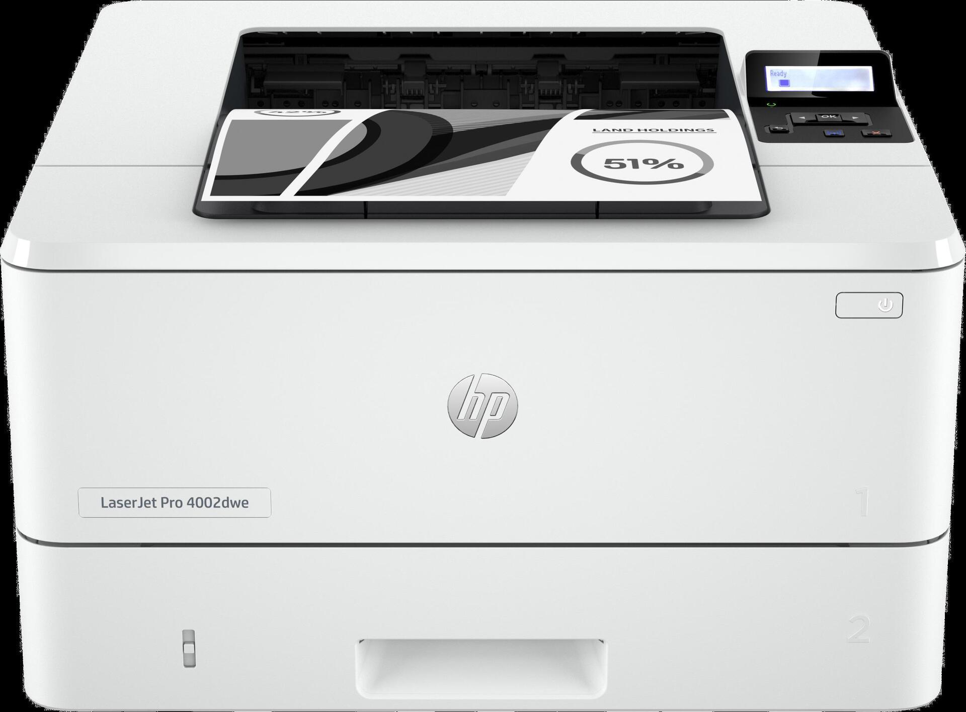 STAMPANTE HP BUSINESS LASER LJ-4002dwe A4 40PPM 250FF DUPLEX LAN USB2.0 WiFi "HP nativo"