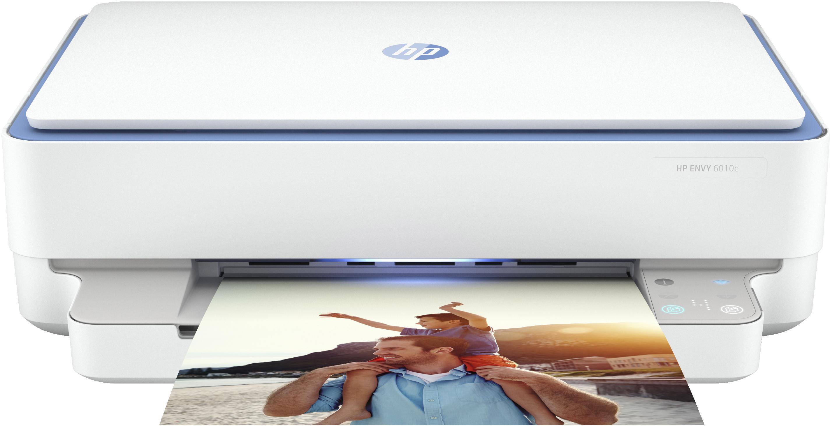 HP ENVY Stampante multifunzione HP 6010e Colore Stampante per Abitazioni e piccoli uffici Stampa copia scansione wireless HP id