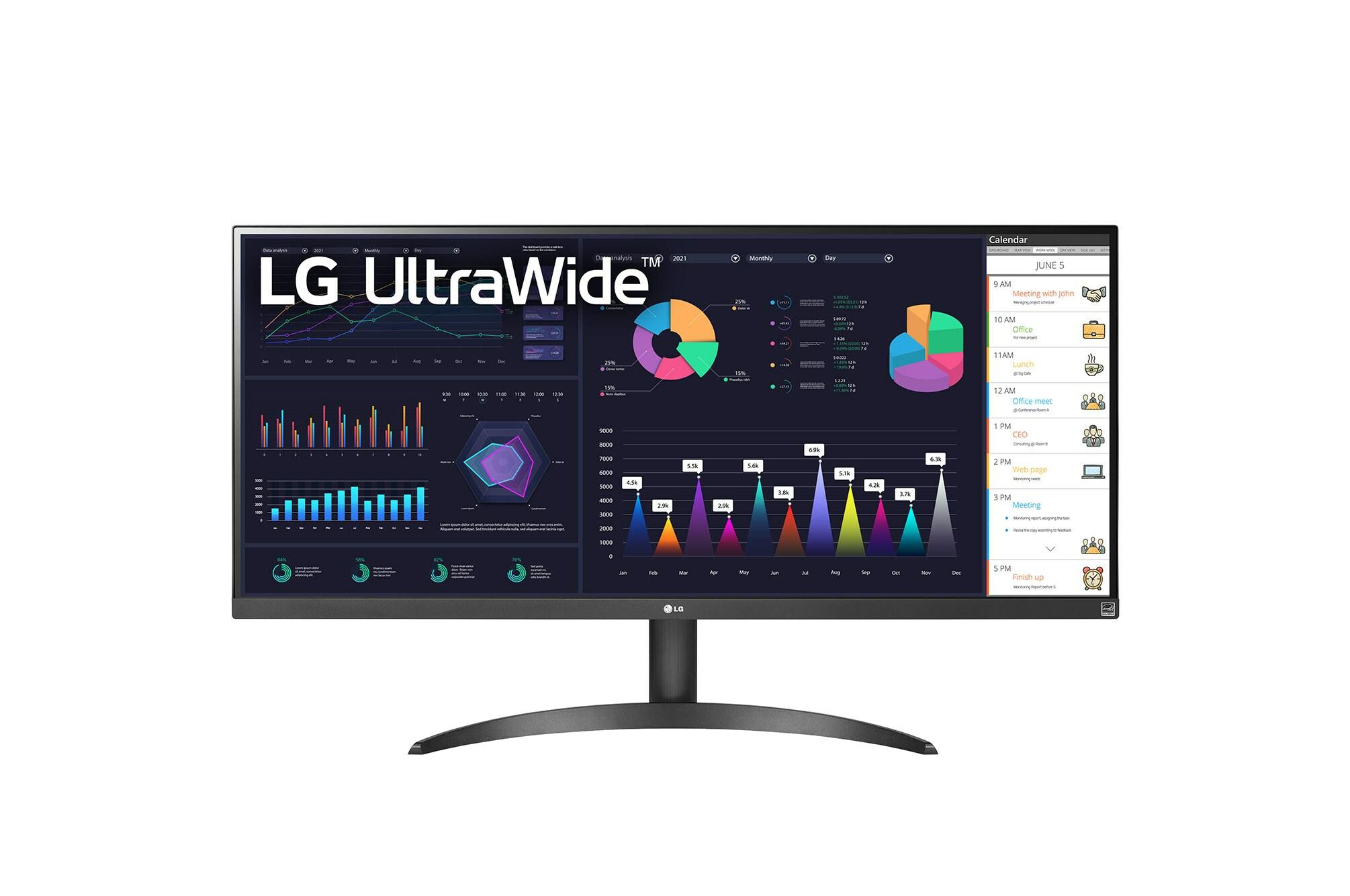 LG 34WQ500-B Monitor PC 86,4 cm (34") 2560 x 1080 Pixel UltraWide Full HD LED Nero