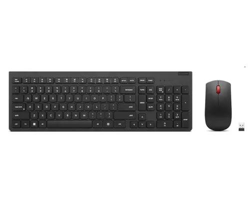 Lenovo 4X31N50722 tastiera Mouse incluso Universale RF Wireless Nero (LENOVO ESS.WIRELESS KEYB/MOUSE - G2 - GERMAN) - Versione