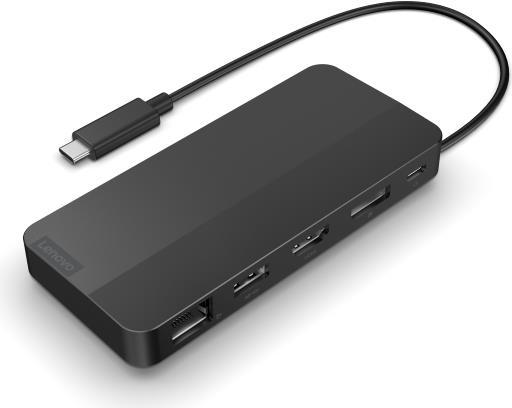 Lenovo USB-C Dual Display Travel Dock w/o Adapter - 40B90000WW