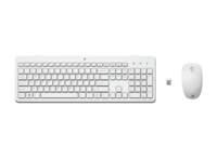 Combinazione di cavo wireless e tastiera HP 230