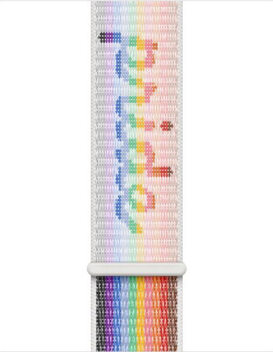 Apple MU9P3ZM/A accessorio indossabile intelligente Band Multicolore Nylon (-APPLE WATCH 41 PRIDE EDITION SL)