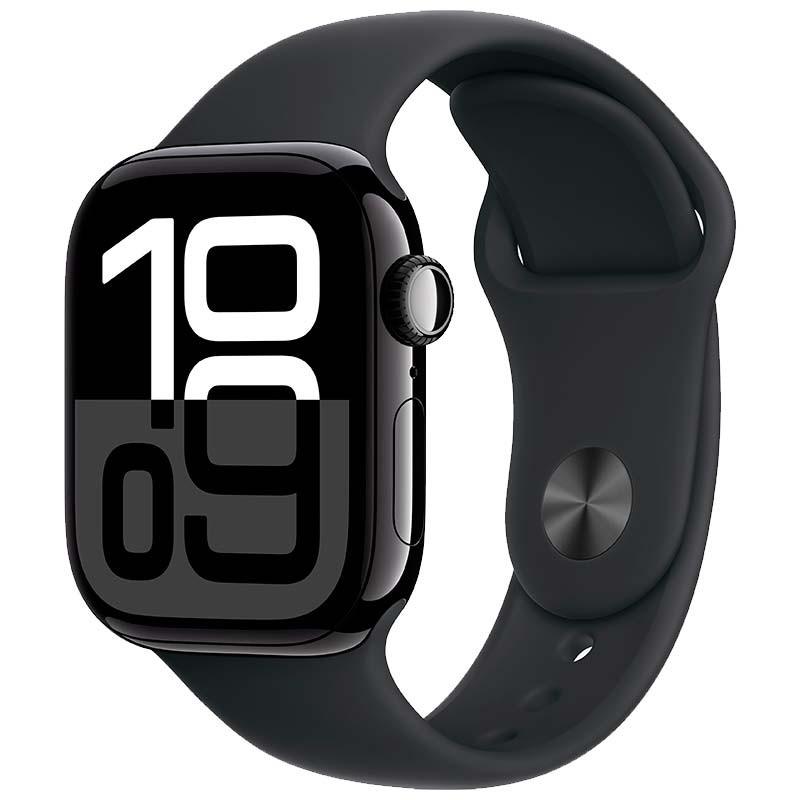 Apple Watch Series 10 OLED 42 mm Digitale 374 x 446 Pixel Touch screen Nero Wi-Fi GPS satellitare (APPLE WATCH S10 GPS 42MM - J