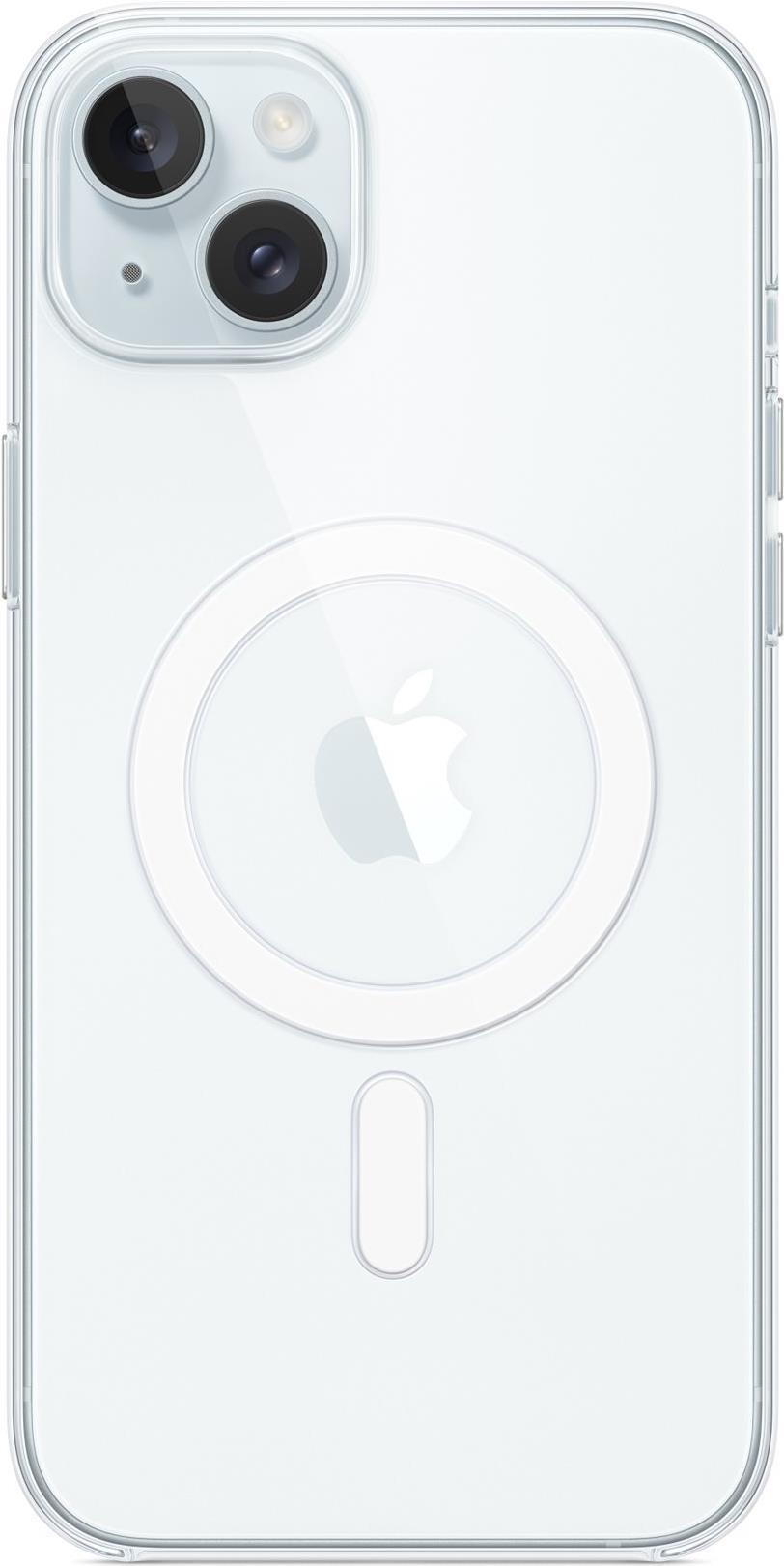 Apple - Back cover for mobile phone - MagSafe compatibility - polycarbonate - clear - for iPhone 15 Plus