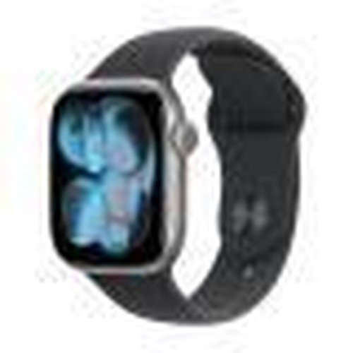 APPLE WATCH SERIES 11GPS + CELLULAR 42MM SPACE GREY ALUMINIUM CASE WITH BLACK SPORT BAND - M/L