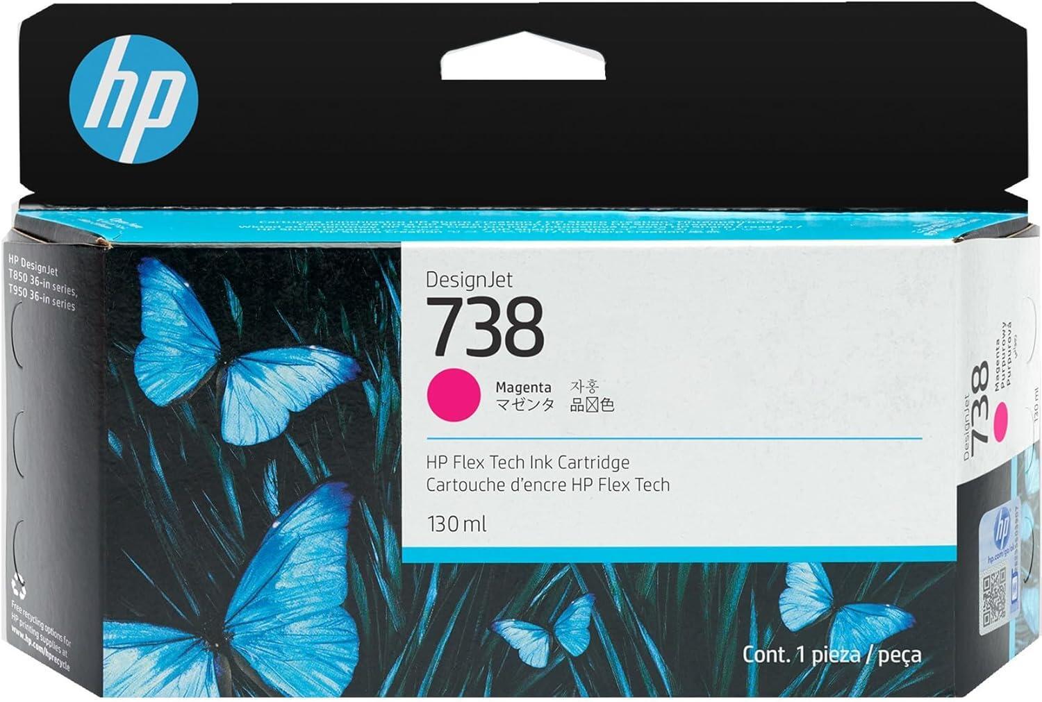 HP 738 130-ML MAGENTA...