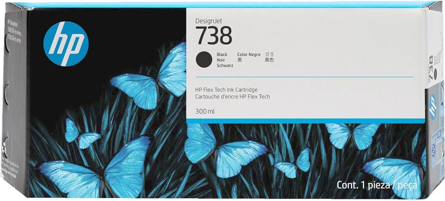 HP 738 300-ML BLACK...