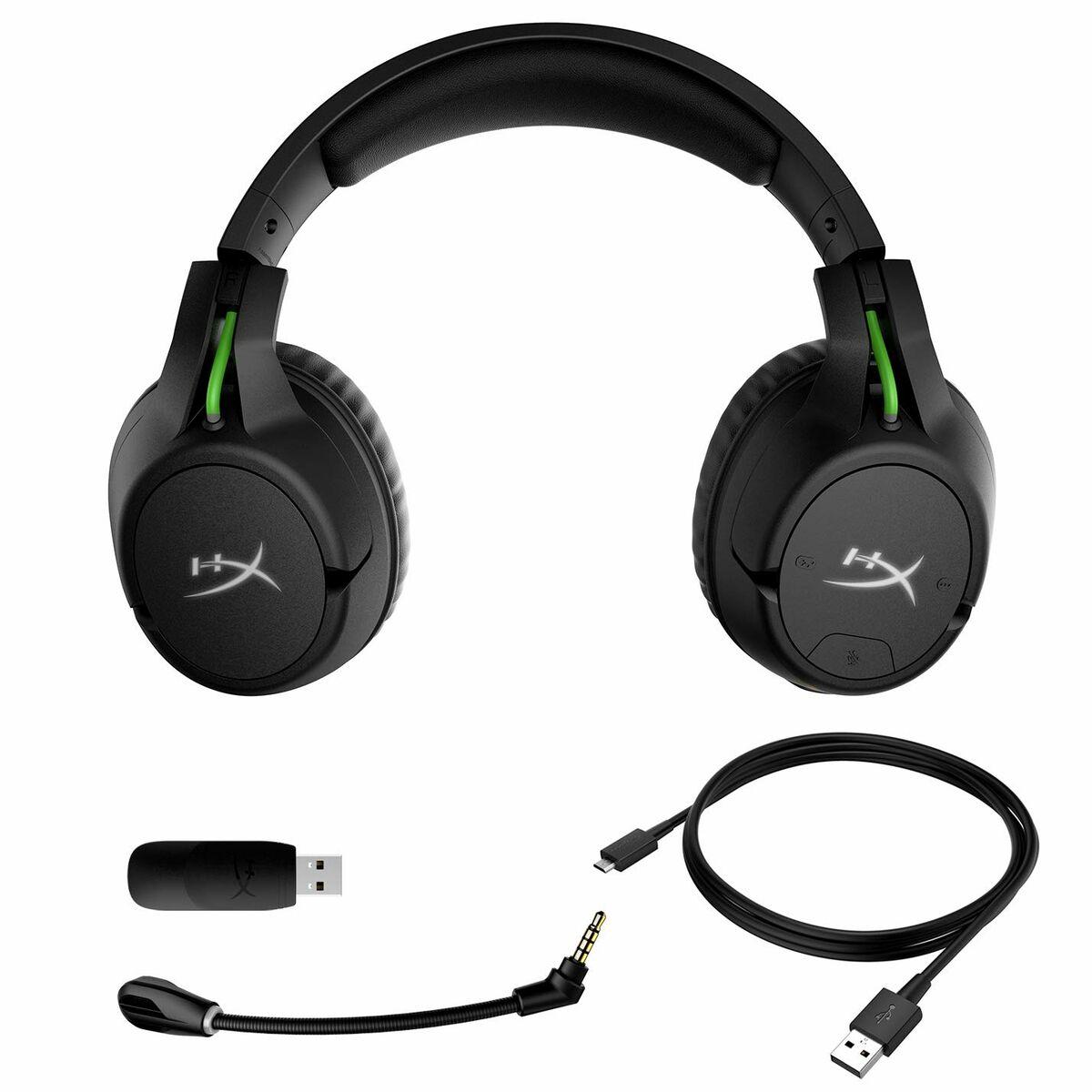 HyperX CloudX Flight Ã¢Â€Â“ Cuffie da gaming wireless [nero-verde] Ã¢Â€Â“ Xbox (HYPERX CLOUDX FLIGHT HX-HSCFX-B