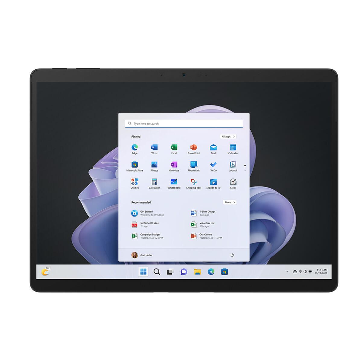 Microsoft Surface Pro 9 256 GB 33 cm [13] IntelÃƒâ€šÃ‚Â® CoreÃƒÂ¢Ã‚â€žÃ‚Â¢ i5 8 GB Wi-Fi 6E [802.11a