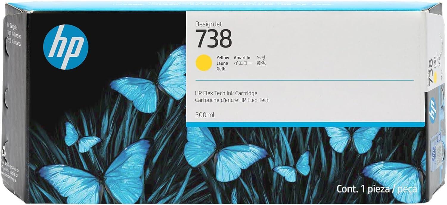 HP 738 300-ML YELLOW...