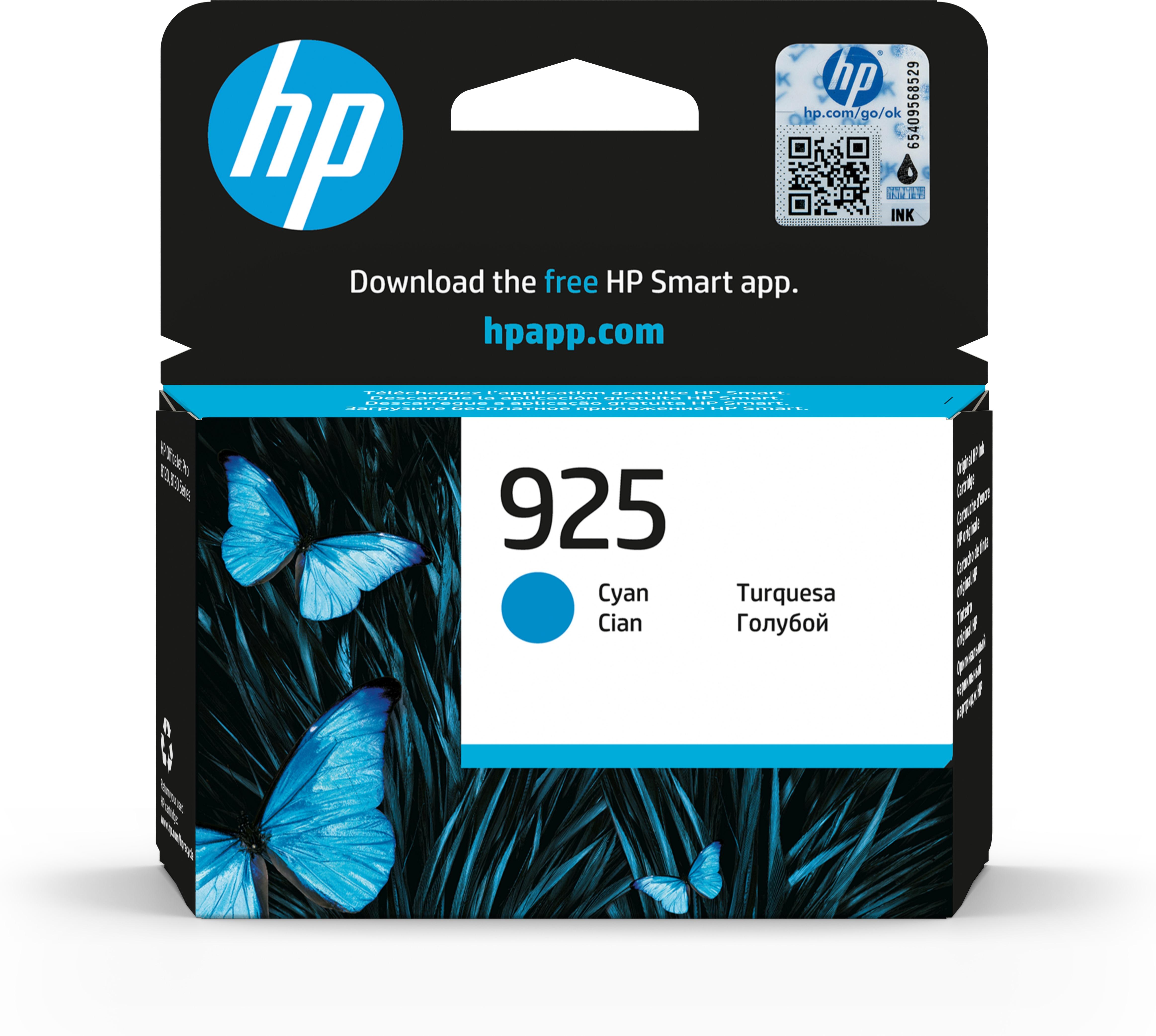 HP 925 Cyan Original Ink...