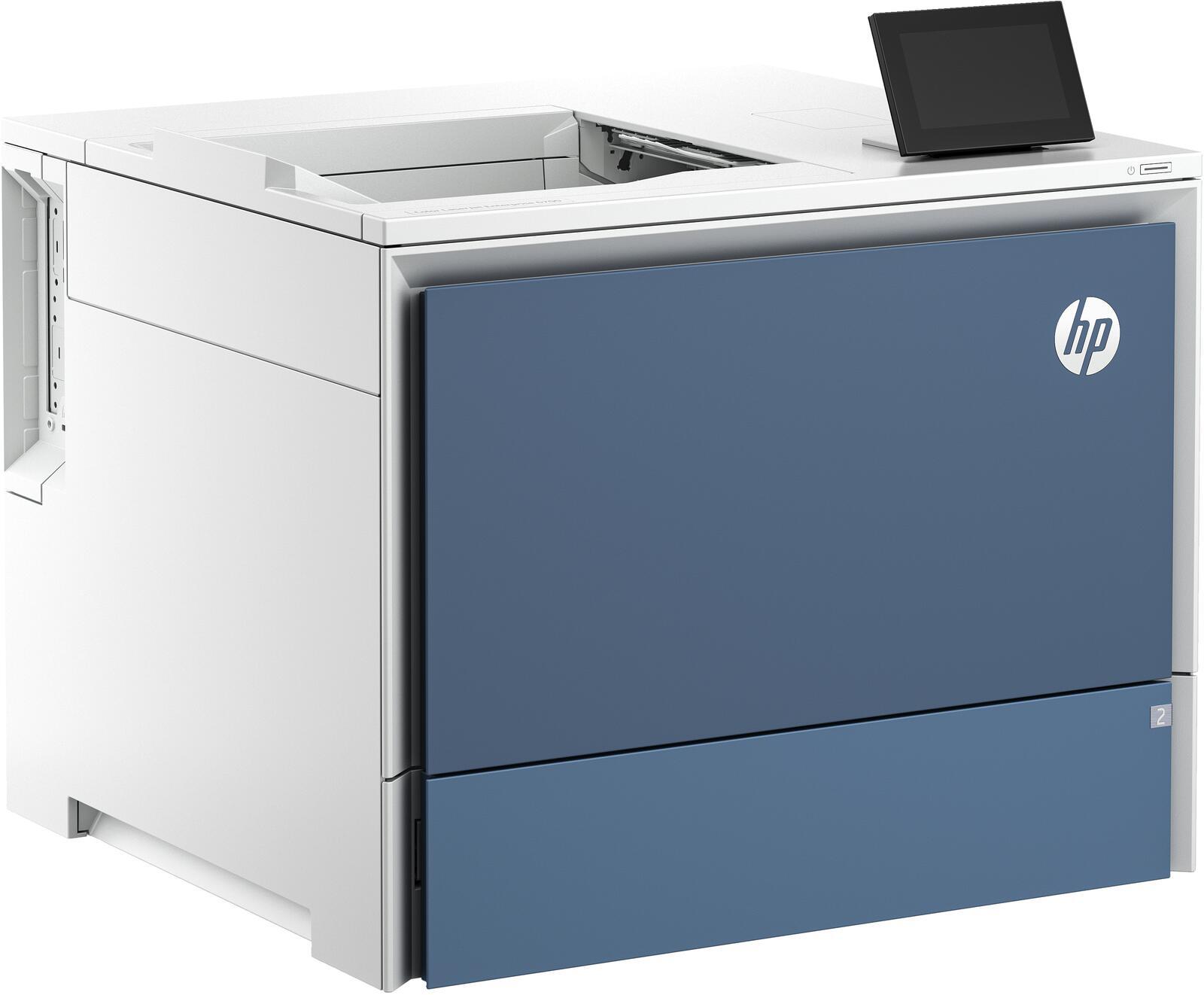 HP LaserJet Enterprise Stampante Color 6701dn Stampa porta unità flash USB anteriore Vassoi ad alta capacità opzionali touchs