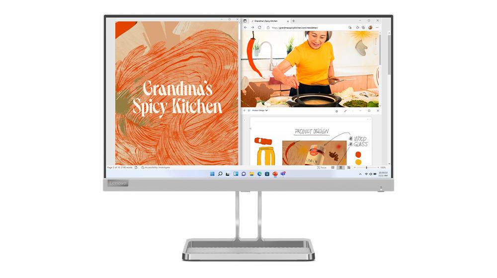 Lenovo L22i-40 Monitor PC 546 cm (21.5") 1920 x 1080 Pixel Full HD Grigio