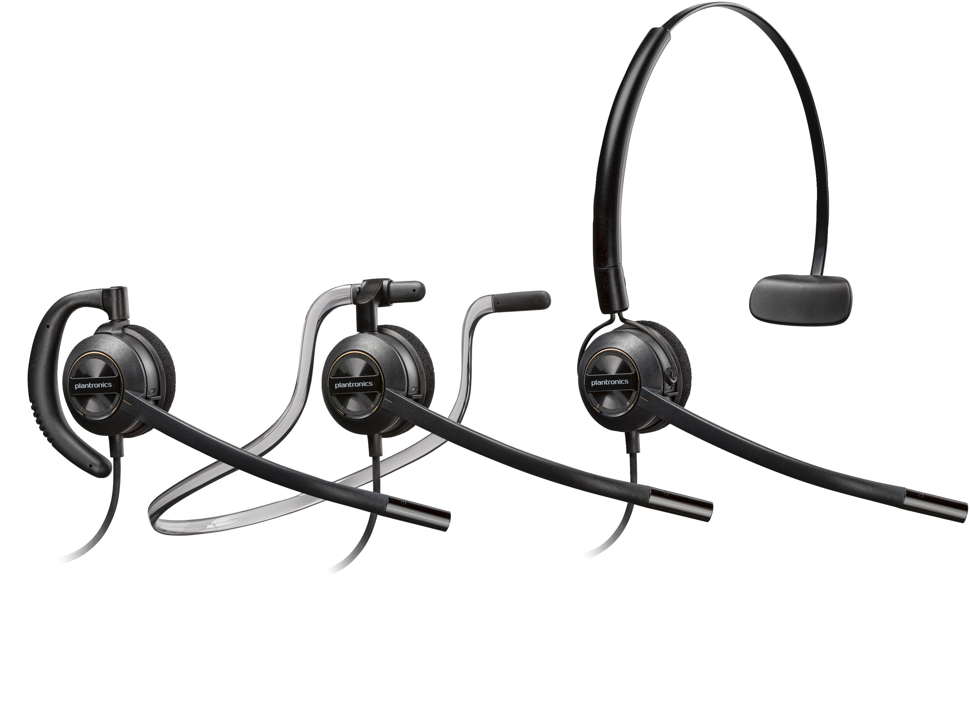 POLY Cuffie digitali convertibili EncorePro 540D con Quick Disconnect TAA