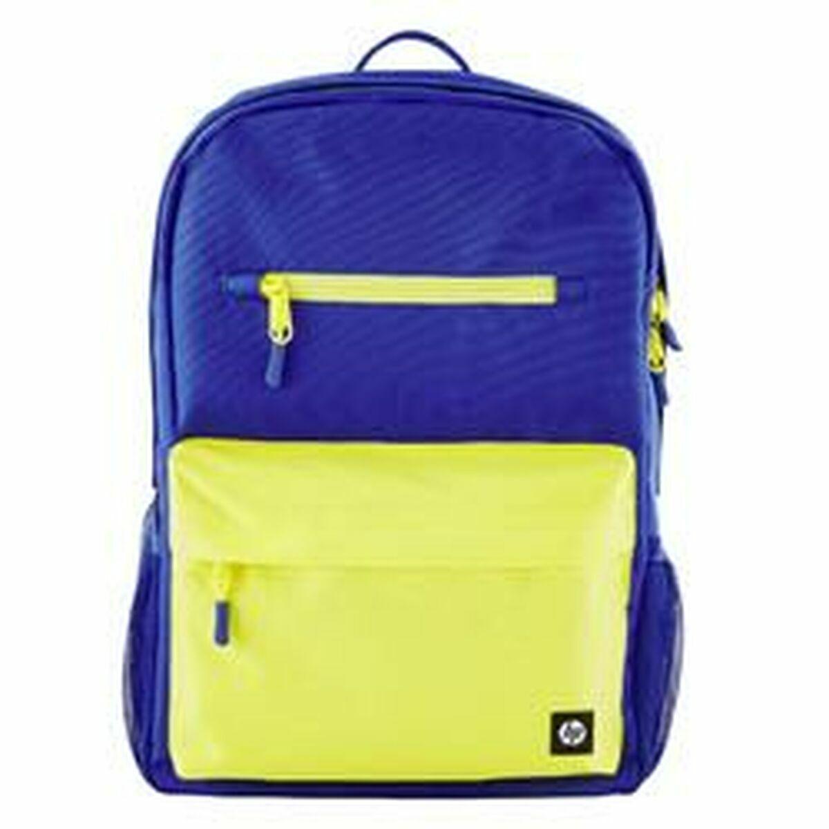 Zaino HP Campus 17l 39,6 cm (15,6 pollici) Blu/Giallo