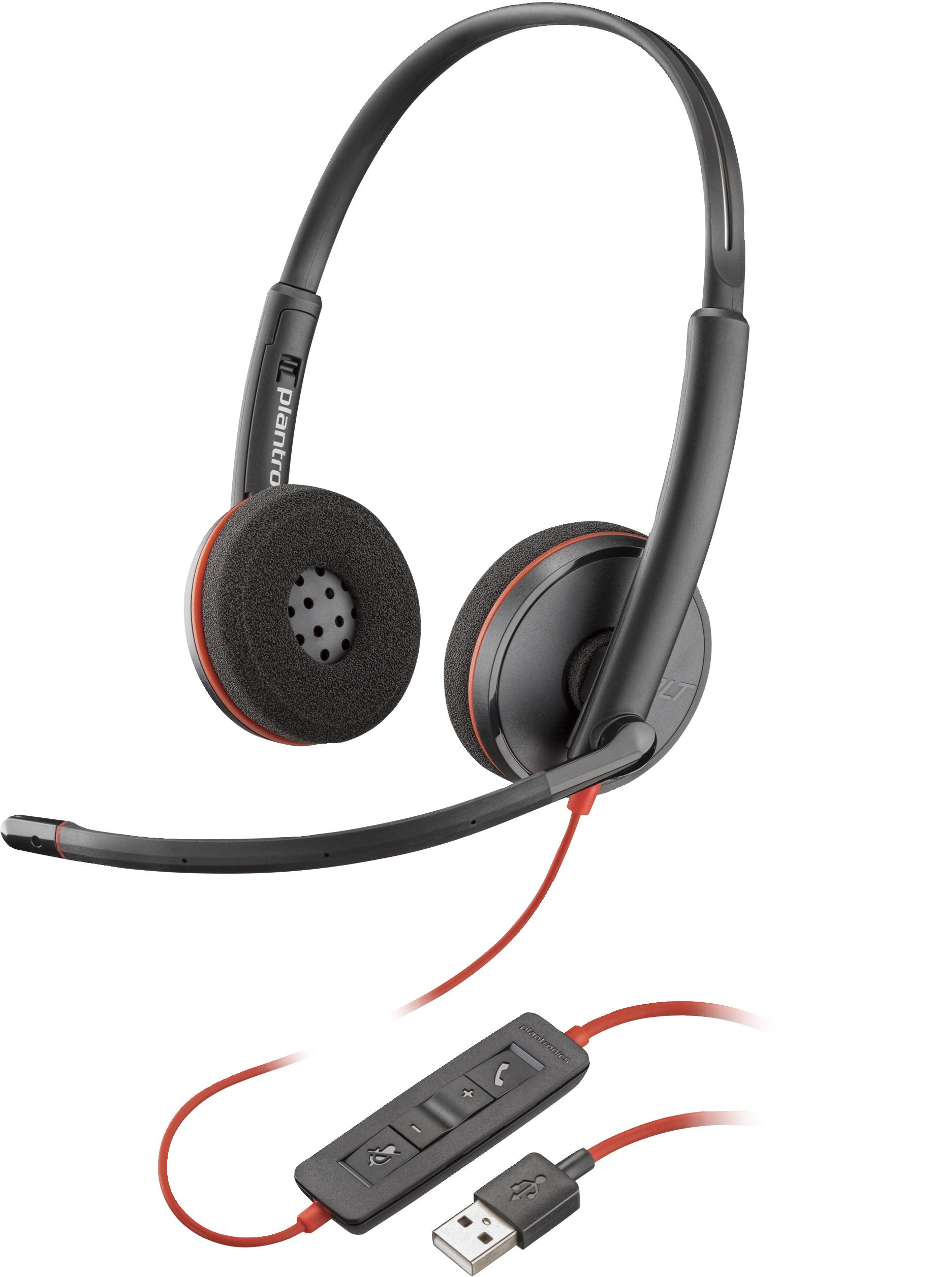 HP Poly Blackwire 3220 USB-A Headset