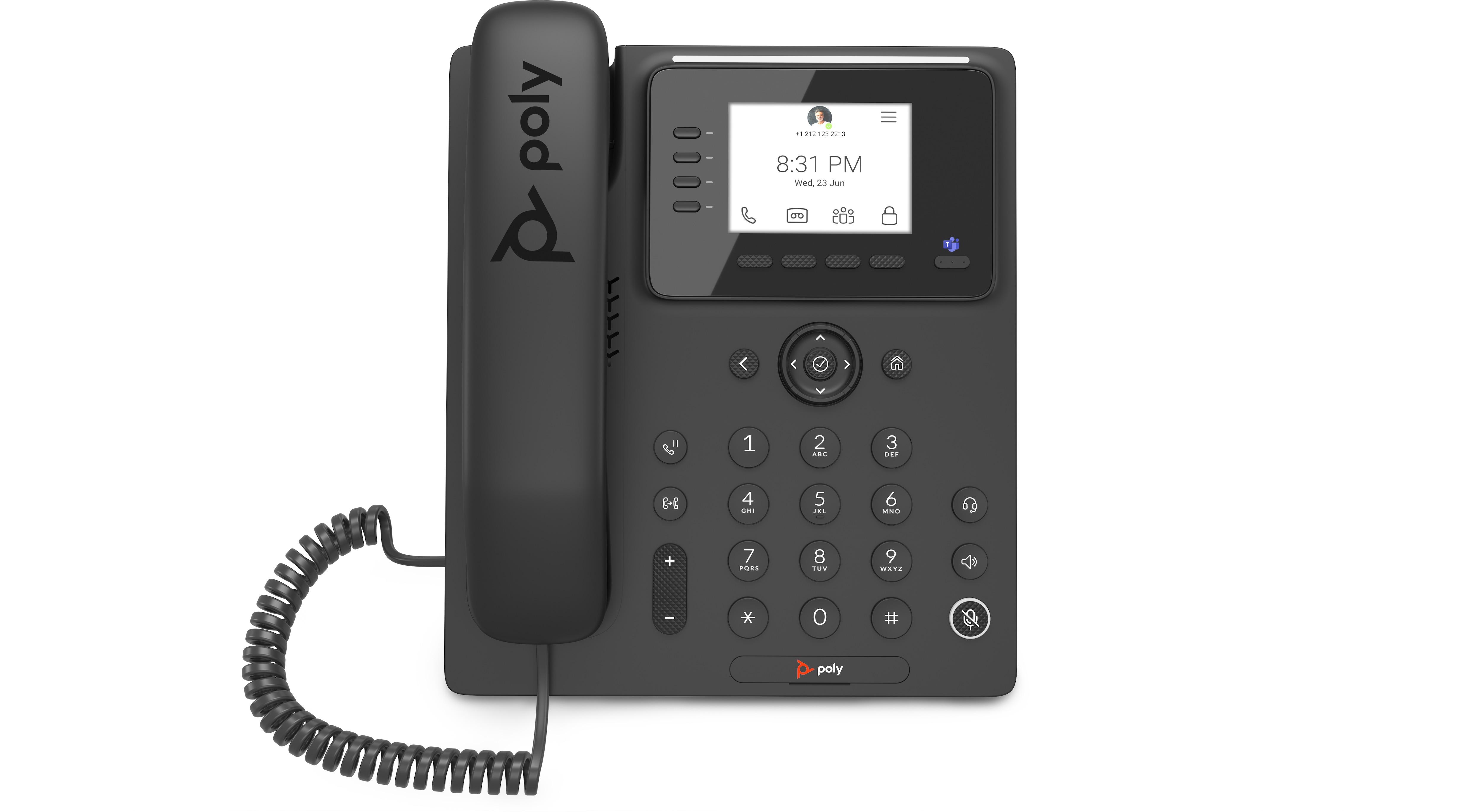 POLY CCX 350 BMP MS POE-E NO LO - MICROSOFT TEAMS POE - Versione UK